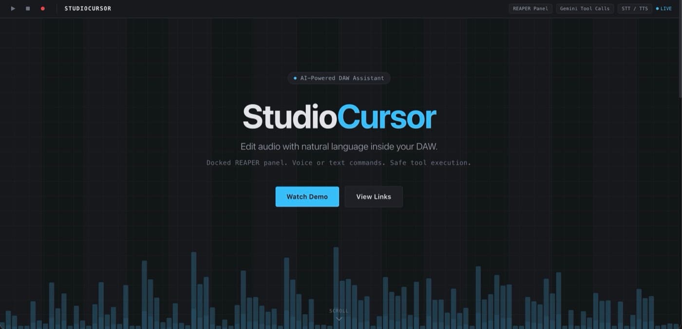 StudioCursor. — project screenshot