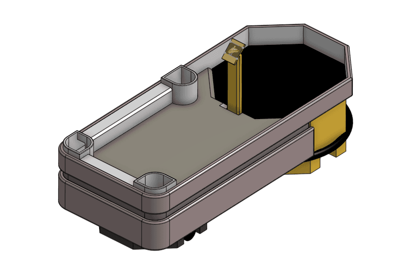 CAD model of BBQ 2.0 transportable grill platform