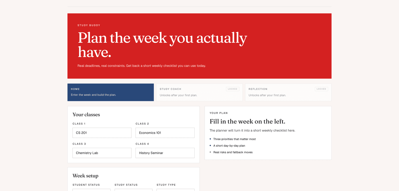 StudyBuddy screenshot